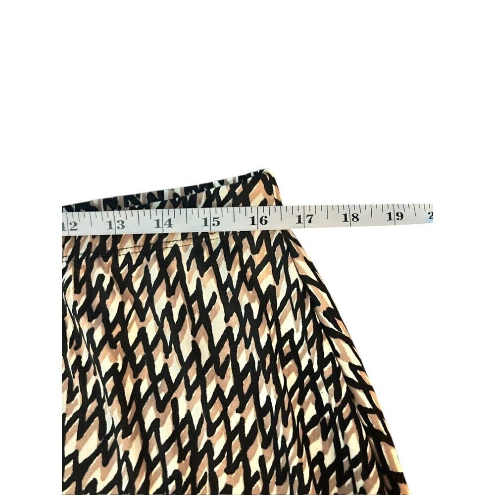 Kim Rogers Women White, Tan & Black Long Skirt - Picture 5 of 6
